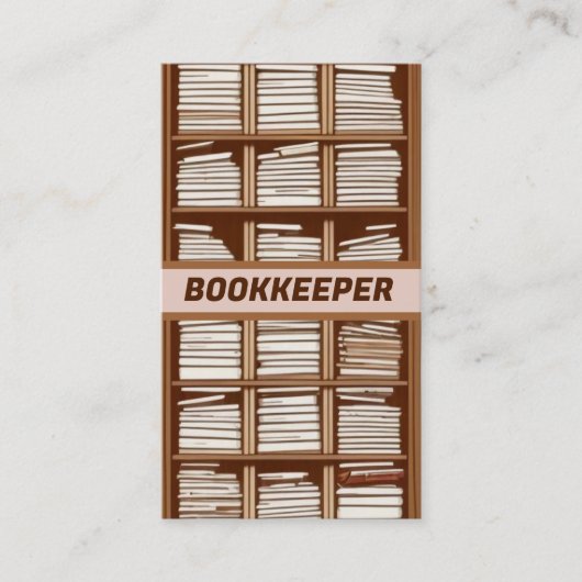 ブックキーパーの棚 名刺 (正面)