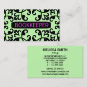 ブックキーパーダマスク名刺 名刺 (正面/裏面)