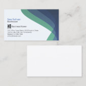 ブックキーパーライトブルーハードストリームプロフェッショナル 名刺 (正面/裏面)