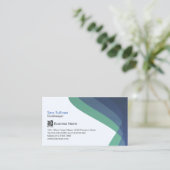 ブックキーパーライトブルーハードストリームプロフェッショナル 名刺 (スタンド正面)