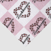 ブックキーパーレオパードハートフレームティッシュペーパー 薄葉紙 (詳細)