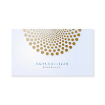 ブックキーパー名刺の丸ドットのモチーフ