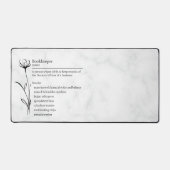 ブックキーパー定義の同義語おもしろいの定義 デスクマット (正面)