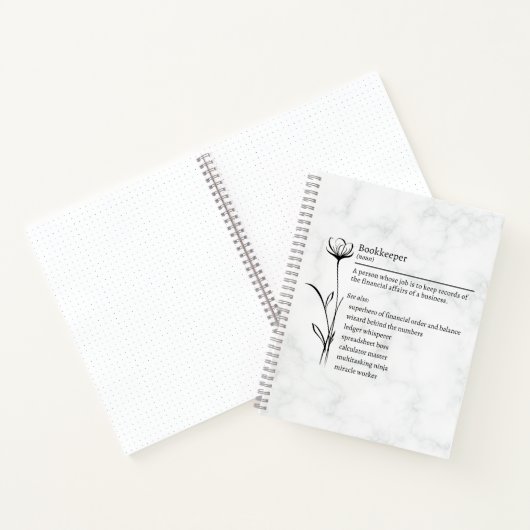 ブックキーパー定義の同義語おもしろいノートブック ノートブック (内部)