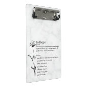 ブックキーパー定義シニおもしろいノムミニクリップボード ミニクリップボード (アングル)