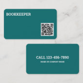 ブックキーパー監査QRコード 名刺 (正面/裏面)