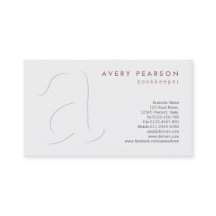 ブックキーパー金融サービスシンプルのシャドー・モノグラム