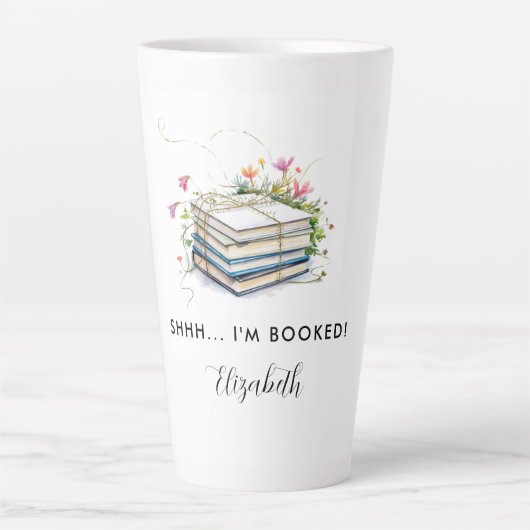 ブックギフト山花おもしろい本名 カフェラテマグ (正面)