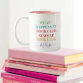 ブッククおもしろいラブ引用文ネームカラフルコーヒーマグ ツートーンマグカップ