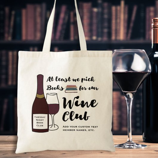 ブッククおもしろいラブ | Really Wine Club カスタムバッグ トートバッグ