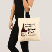 ブッククおもしろいラブ | Really Wine Club カスタムバッグ トートバッグ (正面(商品))