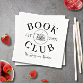 ブッククエレガントパーソナライズされたラブイベント スタンダードカクテルナプキン