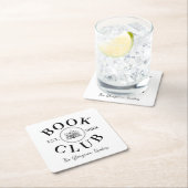 ブッククエレガントラブ会員ギフトパーソナライズされたギフト スクエアペーパーコースター (インサイチュ)