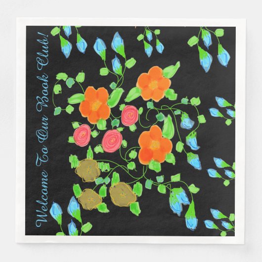 ブッククカラフルラブ紙ナプキンス (正面)