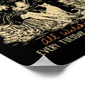 ブッククラおもしろいブシッシュハ不気味ロウィン読ズB ポスター (角)