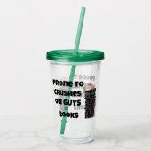 ブッククラッシュ絶縁カップ アクリルタンブラー (裏面)