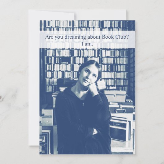 ブッククラブおもしろい招待状 招待状 (正面)