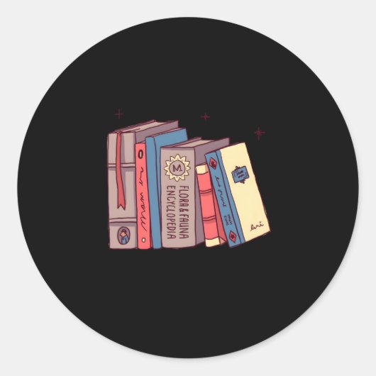 ブッククラブでのWの発生Book Club Book Ner ラウンドシール (正面)