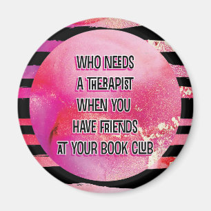 ブッククラブでピンクの友達 マグネット