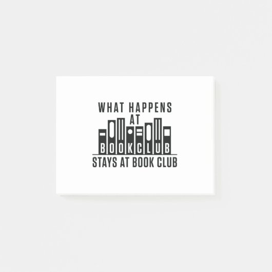 ブッククラブで起こること,ブッククラブで ポストイット (正面)