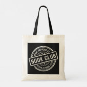 ブッククラブで起こるレトロスタイル トートバッグ (裏面)