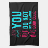 ブッククラブのフレーズの最初のルーおもしろいル キッチンタオル (縦)