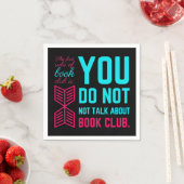 ブッククラブのフレーズの最初のルーおもしろいル スタンダードカクテルナプキン (インサイチュ)