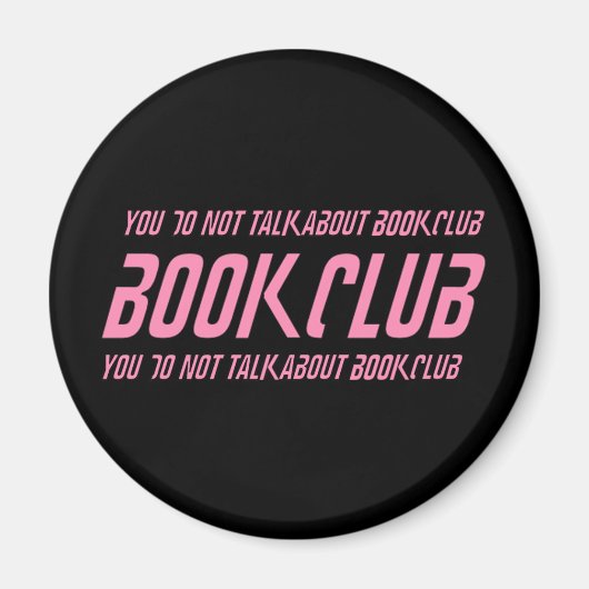 ブッククラブのルール マグネット (正面)