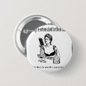 ブッククラブのヴィンテージのデザインのための練習 缶バッジ (正面&裏面)