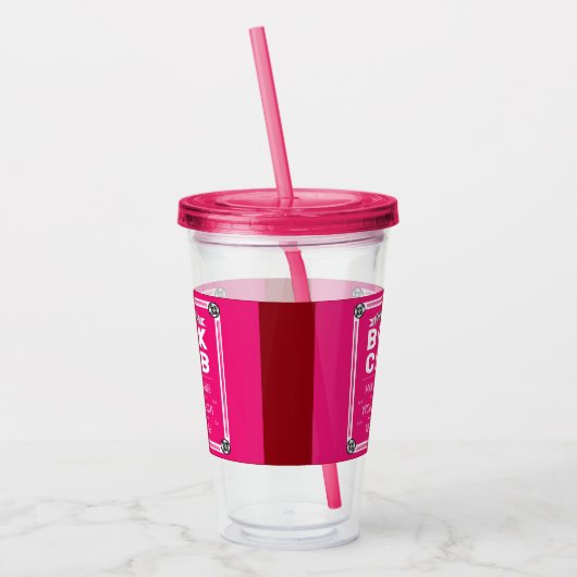 ブッククラブの友人のヴィンテージのモダン アクリルタンブラー (左)