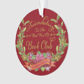 ブッククラブの友情 オーナメント (正面)