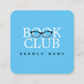 ブッククラブの名刺 スクエア名刺 (正面)
