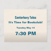 ブッククラブの時間 ポストカード (正面)