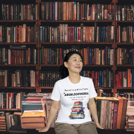 ブッククラブの本の虫の本おもしろい Tシャツ