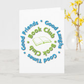 ブッククラブの親友 カード (黄色い花)