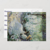 ブッククラブの郵便はがき インビテーションポストカード (正面/裏面)