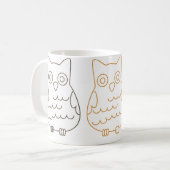ブッククラブオウルズ コーヒーマグカップ (正面左)