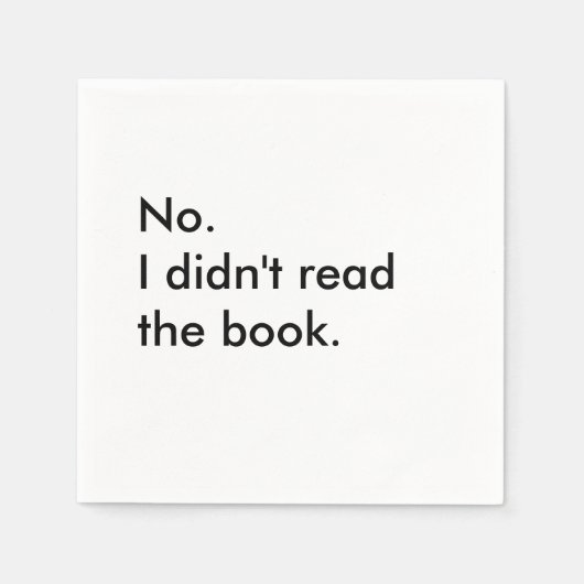 ブッククラブカクテルナプキンス スタンダードカクテルナプキン (正面)