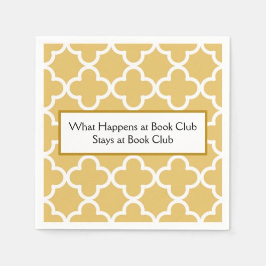 ブッククラブカクテルナプキンス スタンダードカクテルナプキン (正面)