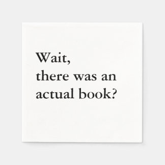 ブッククラブカクテルナプキンス – 待つ スタンダードカクテルナプキン