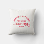 ブッククラブクレストが繰り返し読について話し合う クッション (裏面)