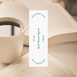 ブッククラブクレストが繰り返し読について話し合う スキニー名刺