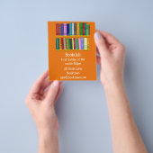 ブッククラブグループのブックセッション チラシ (手)