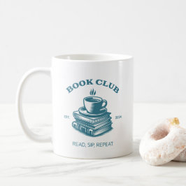 ブッククラブコーヒーとブックス読ス・リピート コーヒーマグカップ