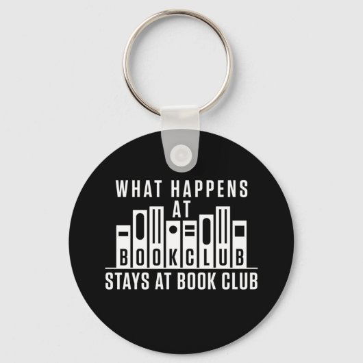 ブッククラブステイで起きる事 キーホルダー (正面)