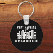 ブッククラブステイで起きる事 キーホルダー (正面)