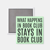 ブッククラブステイで起こることBook Club Magne マグネット (正面/裏面)