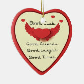 ブッククラブハートオーナメント セラミックオーナメント (右)