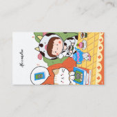 ブッククラブピクニク図解入りの、写真付きのブックマーク名 ロイヤリティカード (正面)