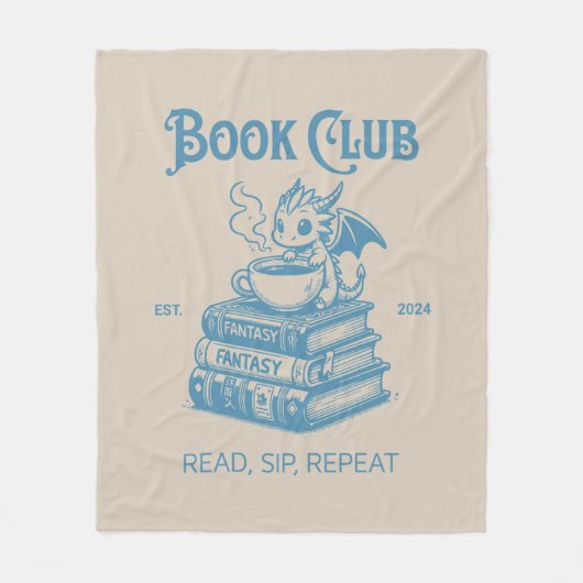 ブッククラブファンタジードラゴンラバーズ フリースブランケット (正面)